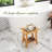 Barnong 16'' W Solid Wood Shower Bench-1677020201