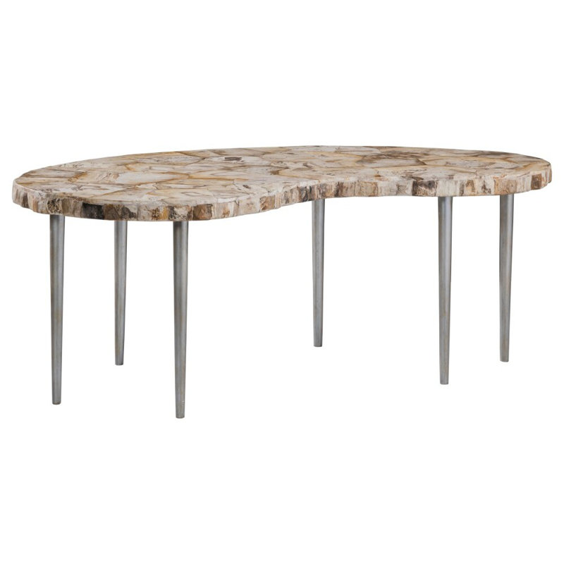 Signature Designs Seamount Kidney Cocktail Table, Brown