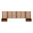 Render Wall Mount King Headboard and Modern Nightstands by Modway-88459748