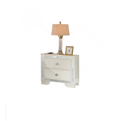 Table de chevet en bois classique et luxueuse classique 1pc