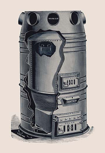 "the solaire four", H 42 po x l 28 po