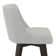 Tabouret pivotant avec structure en bois massif Malakeh