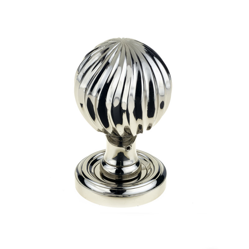 Cleary Passage Knobset, Polished Nickel