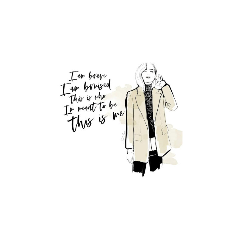 This Is Me by Alison Petrie - Wrapped Canvas Print, 30.48cm H x 20.32cm W