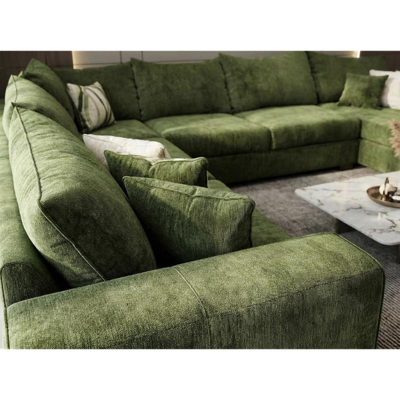 Canapé modulaire 4 pièces Cactus Green, Vert