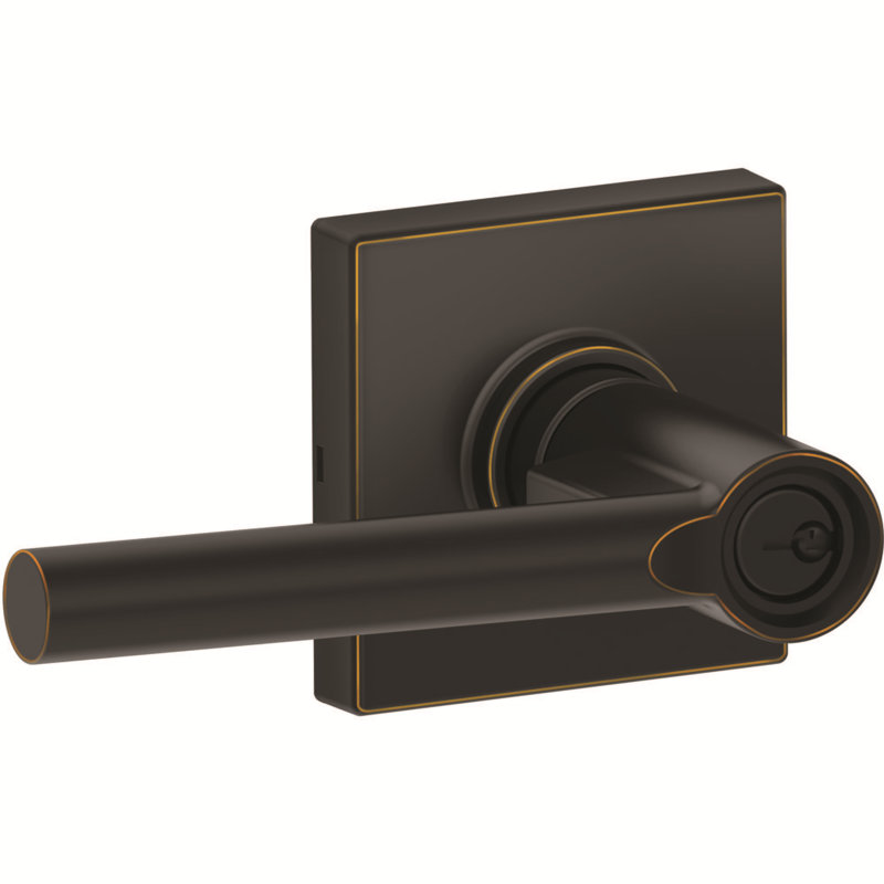 Levier de porte Broadway en bronze vieilli