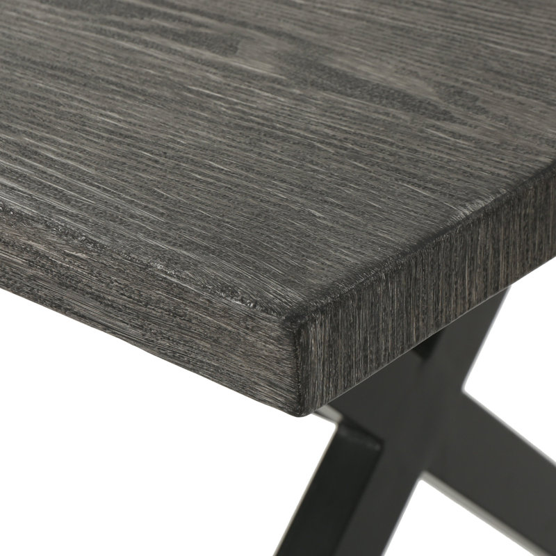 Table de salle à manger spacieuse et polyvalente en aluminium de style moderne