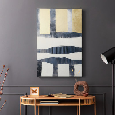 Série ABSTRACT DCCDXCII - Toile tendue avec châssis de qualité supérieure - Prêt à être accroché