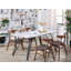 Millie Metal Base Dining Table-1807430994-1807430995