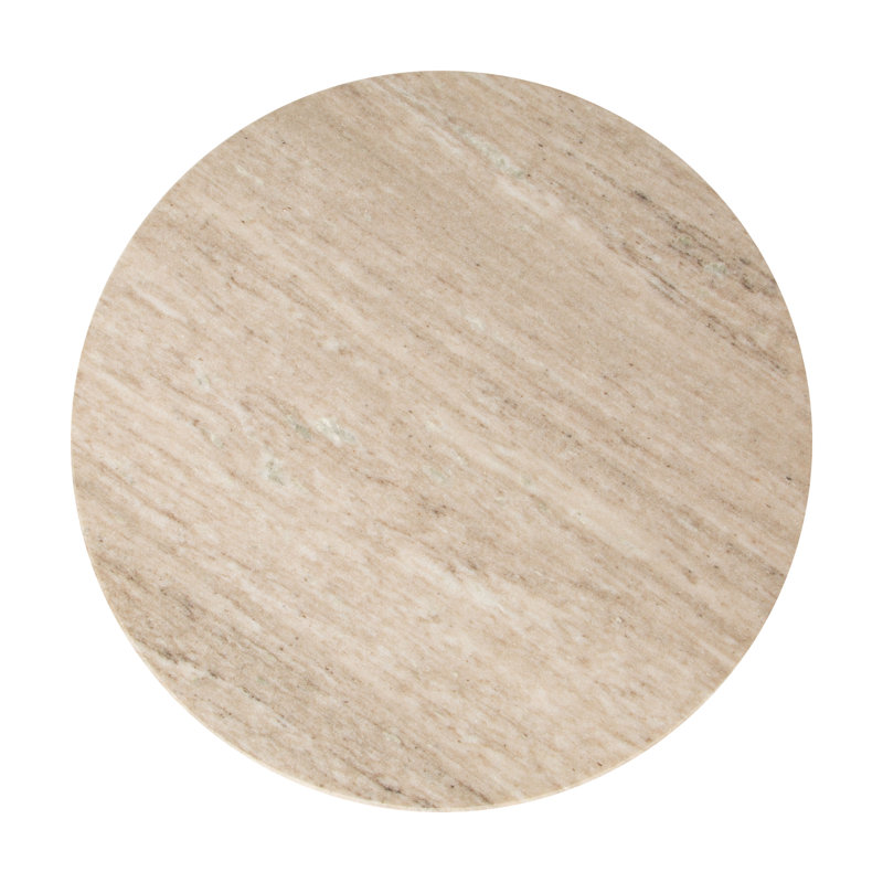 Table d'appoint Eda blanche et naturelle