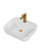 Bathroom Countertop Ceramic Basin - White, With A Smooth And Shiny Surface White Wash Suitable For Various Layouts