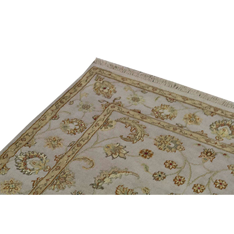Hand Knotted Floral Area Rug