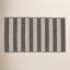 Simple 100% Cotton Striped Rectangle Bath Mat