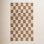 Madalene Natural Ivory Checkered Jute Rug