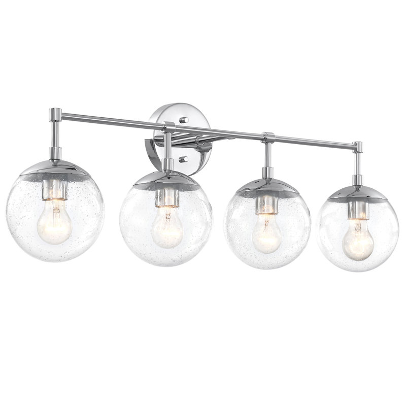 Gracelyn 4 - Light Dimmable Vanity Light, Polished Chrome
