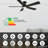 Smart Ceiling Fan With Remote, Light Kit, Works With Google Assistant And Amazon Alexa,Siri Shortcut.-2136293270-2128869265