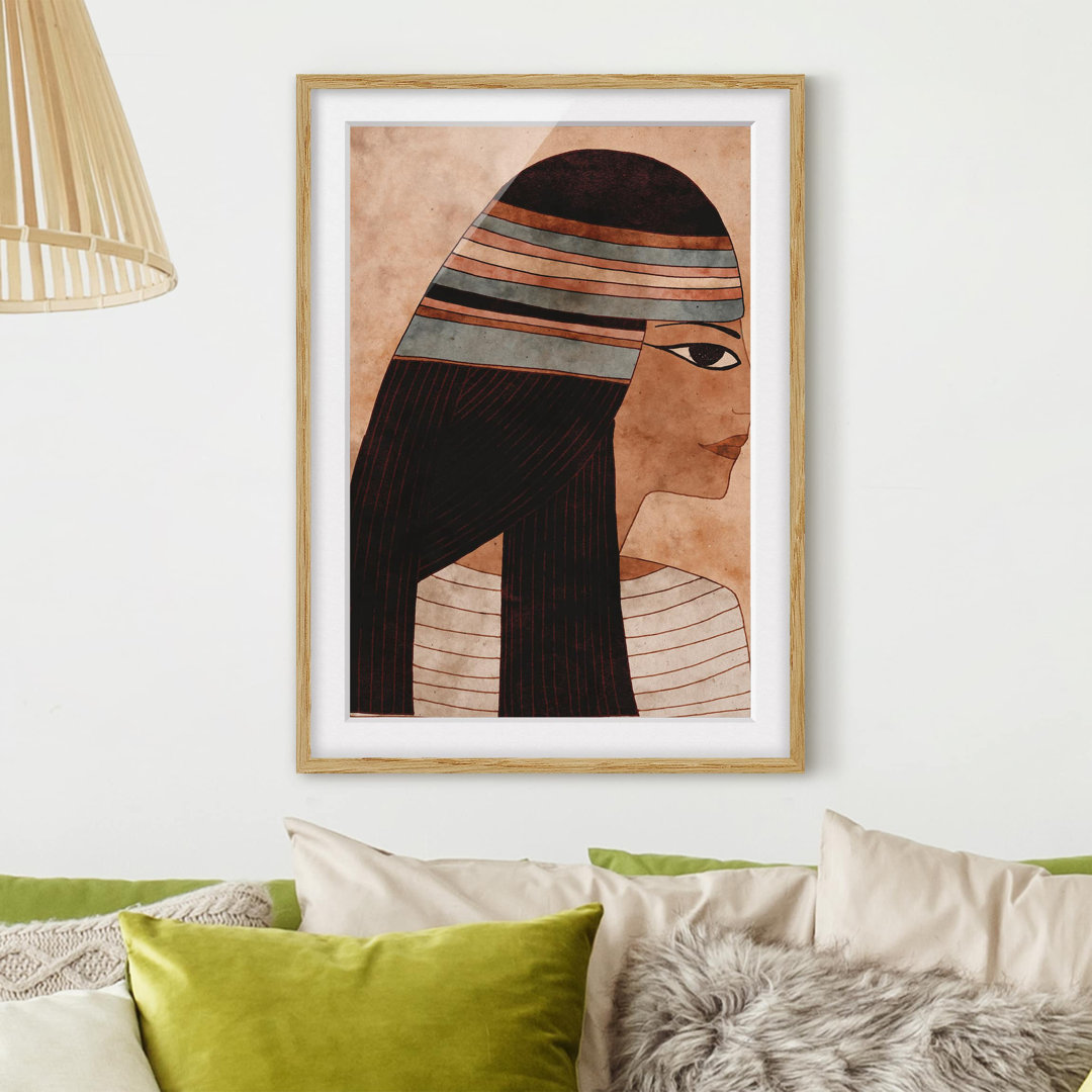 Gerahmter Grafikdruck Cleopatra