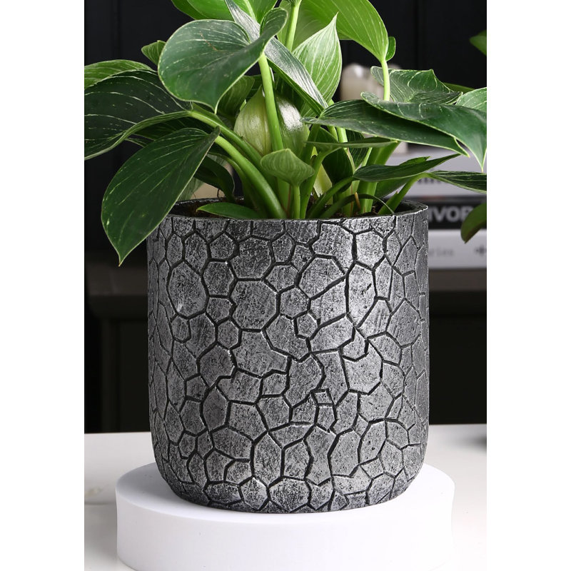 Chilo Handmade Cachepot, Silver