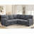L-Shaped Sectional Sofa Bed With Pull-Out Bed & Storage, 5-Seat Sleeper Couch With USB Charging, Convertible Design For Living Room, Apartment, Corduroy Fabric-961573434