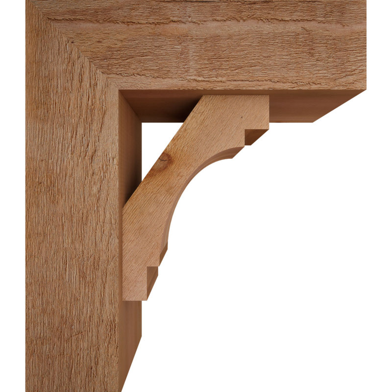 Support Merced Block avec support décalé, 26 x 22, Cèdre rouge occidental de l 8 po (scié brut)