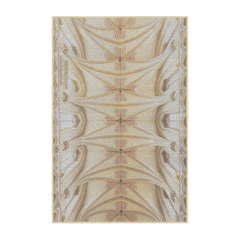 Abstract Indoor Rug, Rectangle 8' x 12'