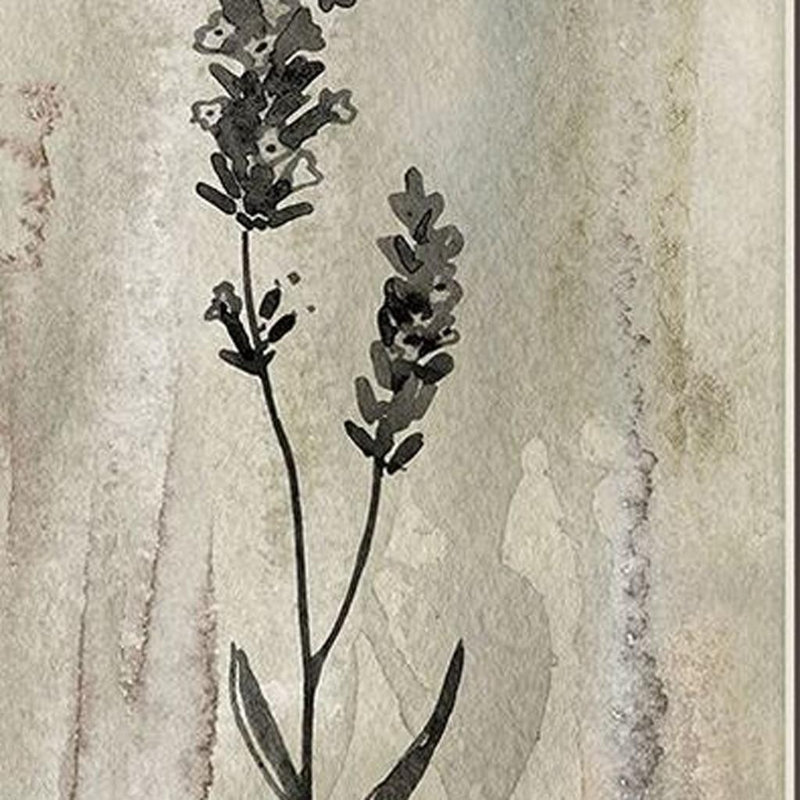 Ensemble de deux encadrements d'argent Sumi-e Silhouette I