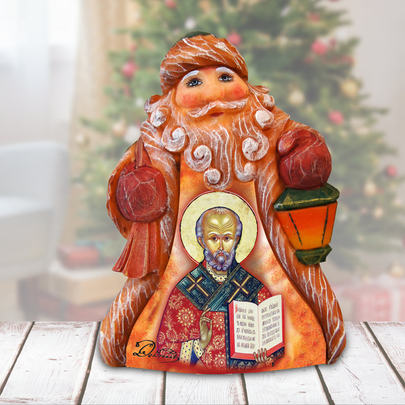 Derevo Tiny Tale Santa Angel Figurine
