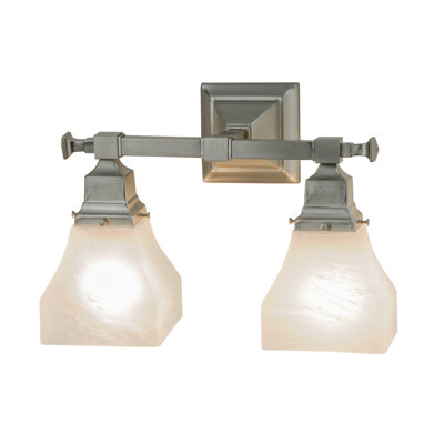 Éclairage pour meuble-lavabo 2 lumières tourbillon bungalow