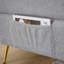 Modern Teddy Upholstered Accent Loveseat Sofa With Side Pocket-592360429