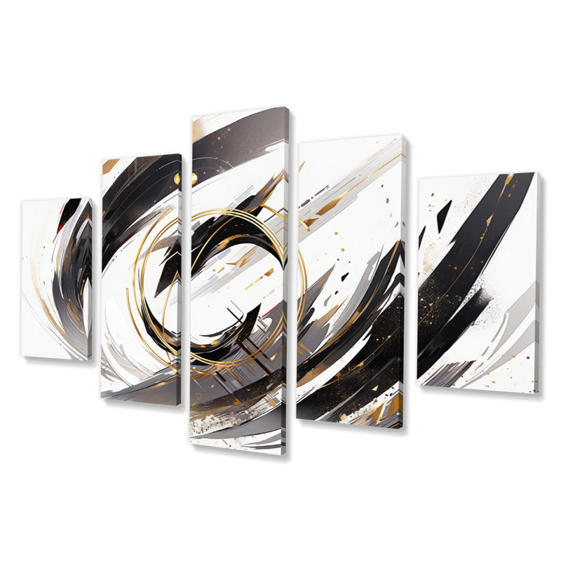 Alphonse - Cubism Canvas Print - 5 Panels