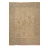 Beige Vintage Traditional Wool Rug - 13' x 17'6"