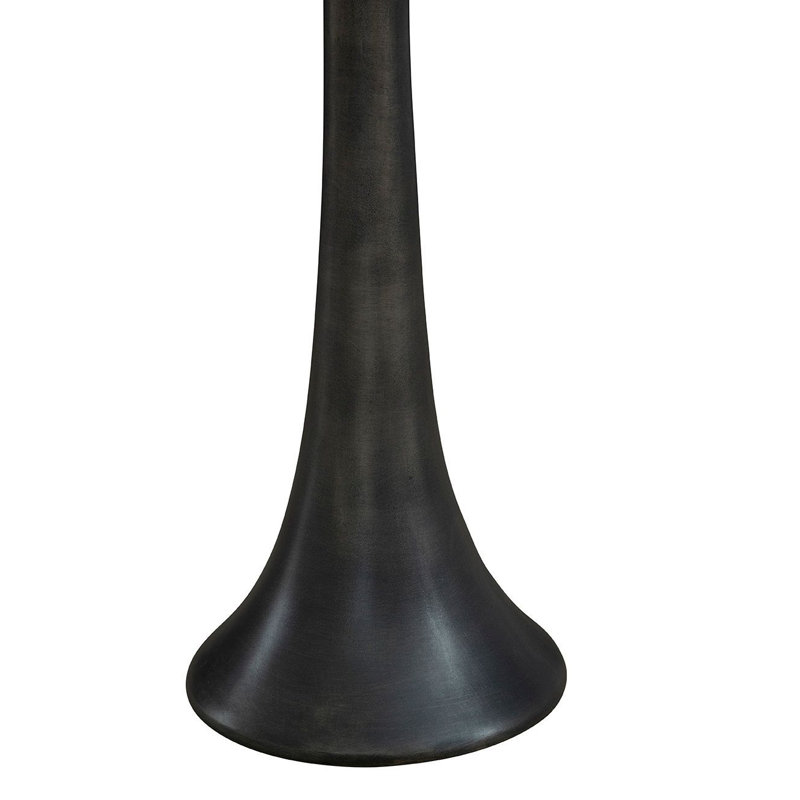 Rauno Martini Aluminum Side Table, Slate Gray