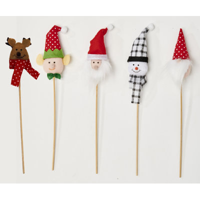 15'' Wood Animals Pick
