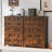 Farmhouse 6 Drawer Dresser For Bedroom, 41" Tall Small Dressers & Chest Of Drawers, Rustic Wood Dresser With Metal Handle, Storage Organizer Closet For Living Room, Hallway, Entryway-477998915