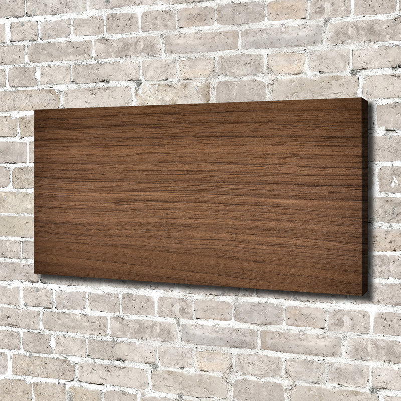 Wooden Background - Wrapped Canvas Print