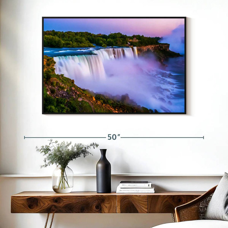 Alvord Evening At Niagara Falls, 27" H x 40" W