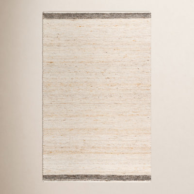 Mecit Handmade Recycled P.E.T Cream/Gray Indoor/Outdoor Rug