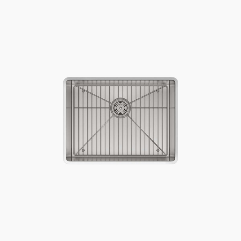 Vault 25" L x 22" W x 9-5/16" Top-Mount/Under-Mount Single-Bowl Kitchen Sink with 4 Faucet Holes, 1 Hole