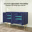 Buffet 48 "avec motif de fleurs 3D-1874705731