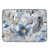 Bleu floral abstrait 1