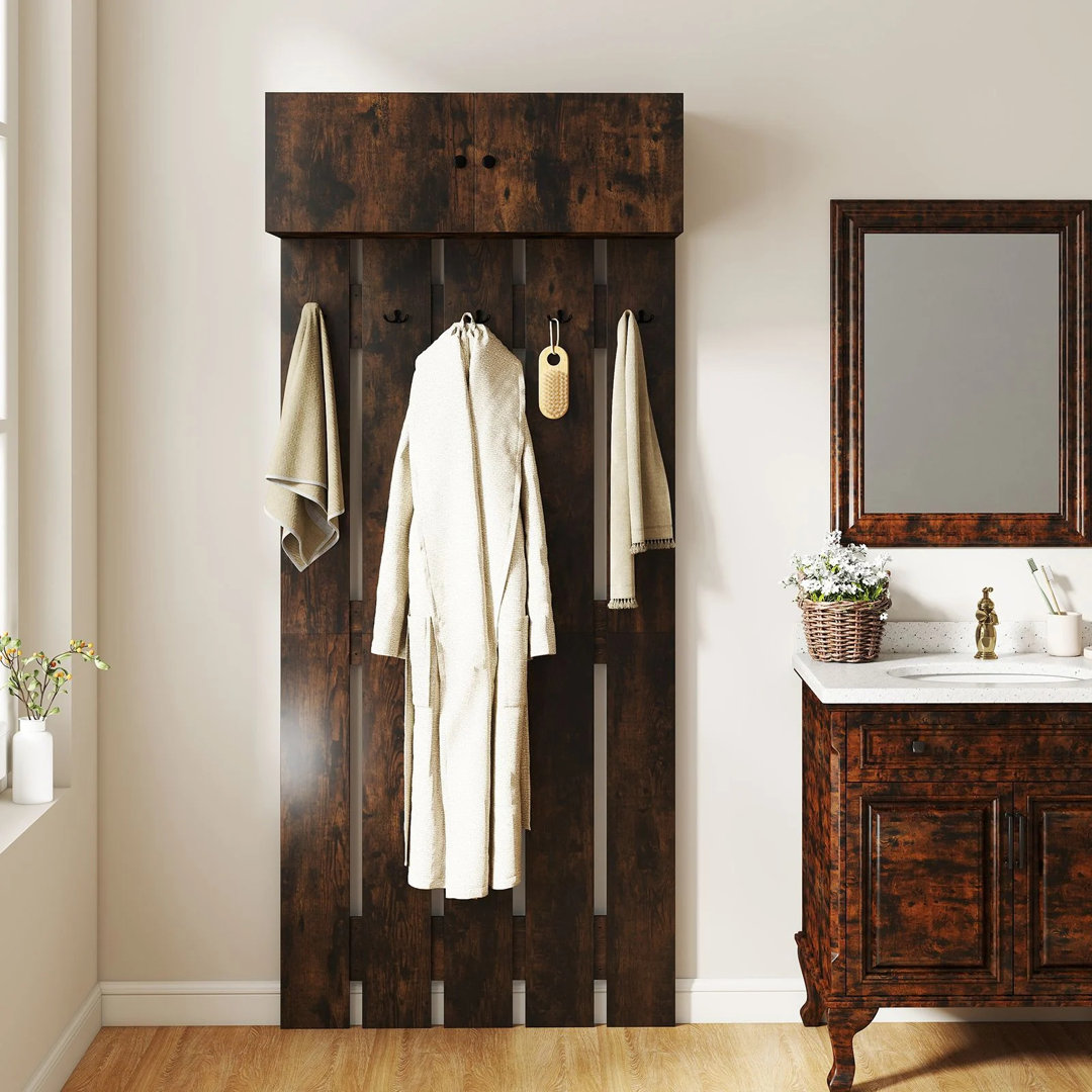 Wall 5 - Hook Wall Mounted Coat Rack