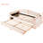 Twin Daybed With Storage In Beige, Trundle And Audio For A Pleasant Time Size Beige , Comfortable Enjoyment-125272772