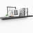 Miami 48" W x 8" D Floating Shelf with Invisible Wall Mount Bracket-97921727