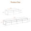 Floating TV Stand with 2 Storage Drawers, Wall-Mount up to 85"-922307448-915901145