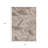 3' X 5' Grey Polypropylene Rug