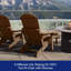 Ensemble de 2 chaises Adirondack pliantes réglables pour l'extérieur avec repose-pieds et 2 porte-gobelets pour terrasse, piscine, patio et teck-58432230