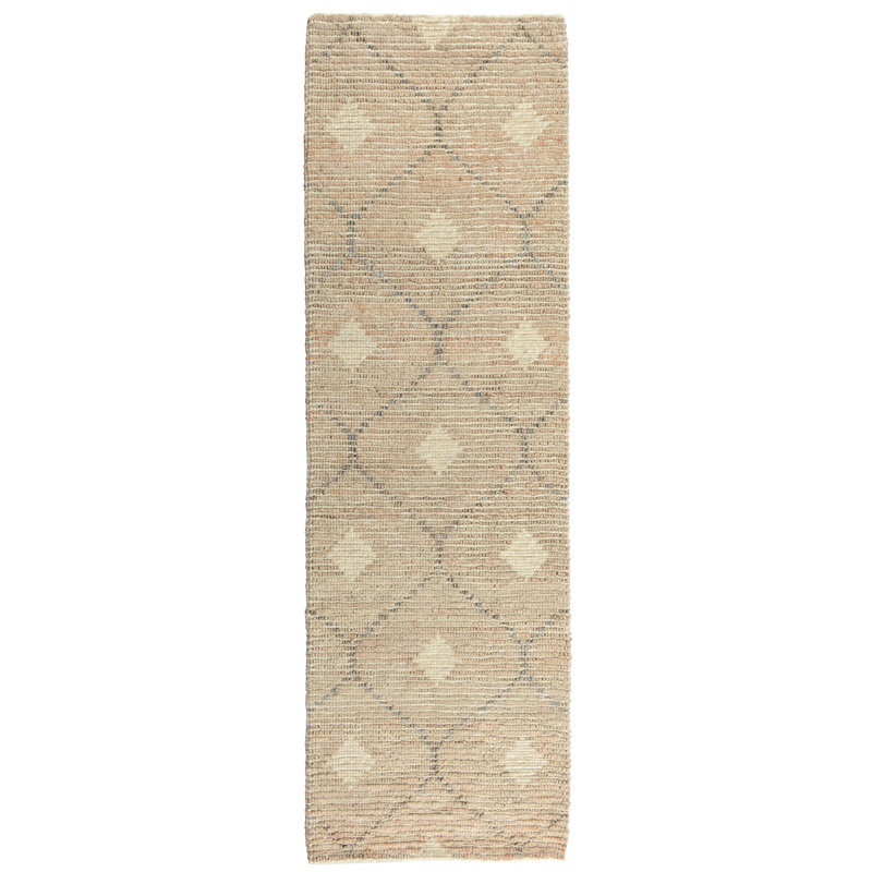 Reign Geometric Area Rug in Brown, Runner 2'6" x 8'