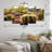 Boho Plants & Flowers Wall Decor on Metal