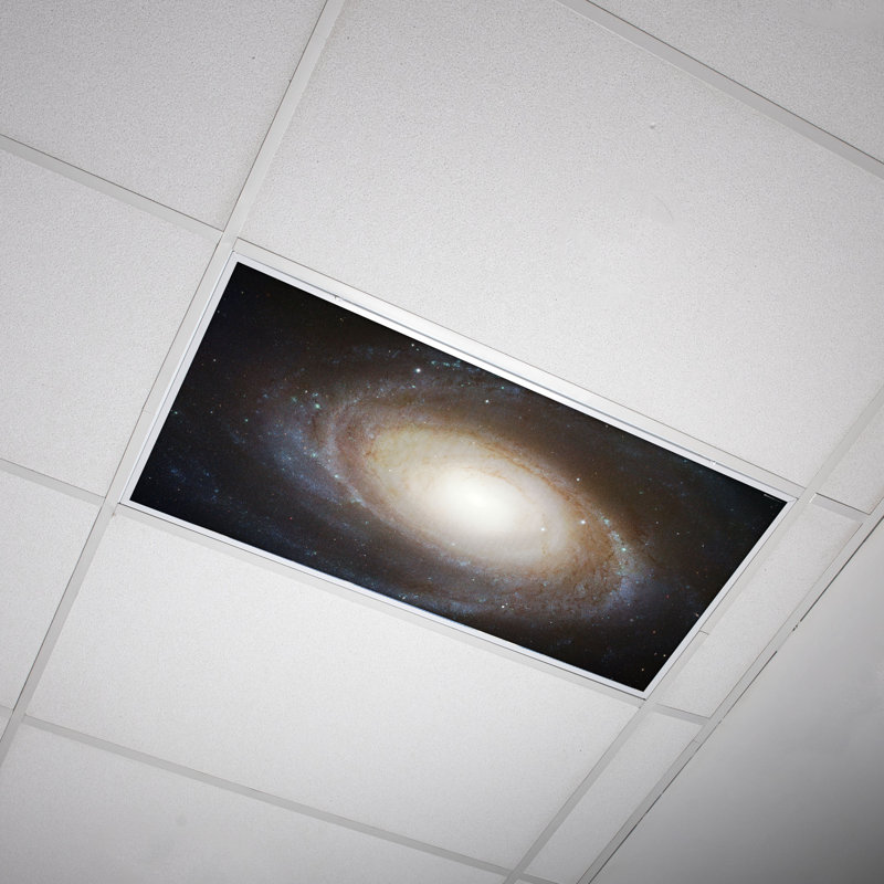 Astronomy Fluorescent Light Covers for Ceiling Lights - For 2x4 Light Fixture - by Octo Lights