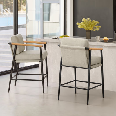 Tabouret de bar moderne rembourré
